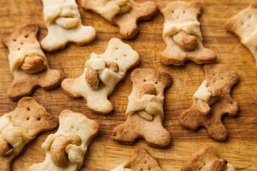 home-made cookies bears
