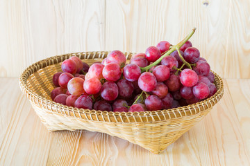Grape in a fruit tray