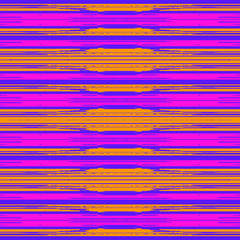 Techno abstract background. Glitch art style. Digital shapes geometric pattern. Stylized signal error. Flow of bright colorful random line strips. Vector element for design concept, poster, web