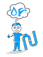 Cartoon - Sanitär - 1