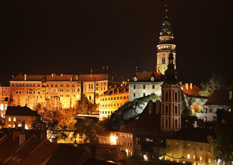 Fototapeta na wymiar View of Cesky Krumlov. Czech republic