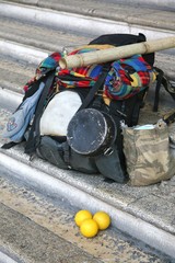 roadtrip-a backpack well used