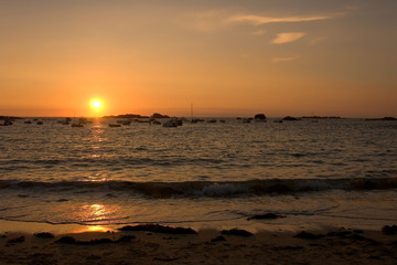 coastline brittany france