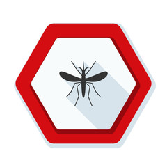 Mosquito Danger sign