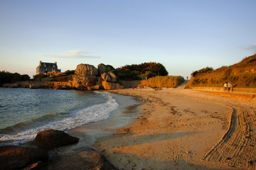 coastline brittany france