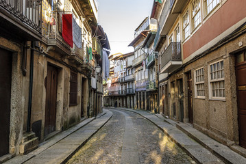 sight of the historical center of Guimaraes's town, Portugal