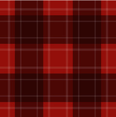 seamless red tartan with stripes
