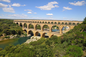 Fototapeta na wymiar Le Pont du Gard
