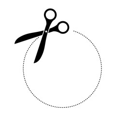 scissors cuttting icon image vector illustration design 