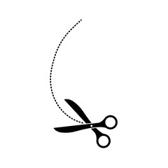 scissors cuttting icon image vector illustration design 