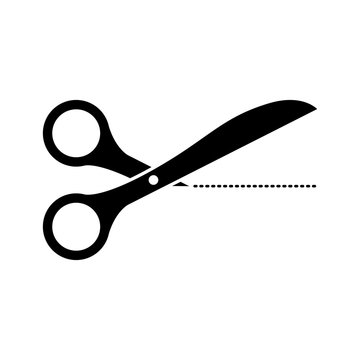 scissors cuttting icon image vector illustration design 