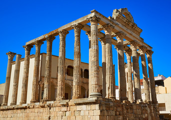 Obraz premium Merida Diana Temple w Badajoz w Hiszpanii