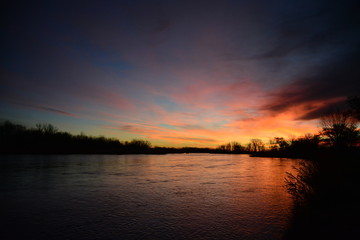 Fototapeta na wymiar River Sunrise