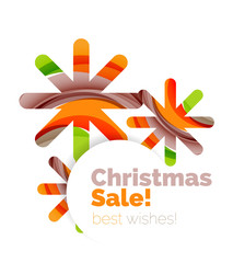 Christmas and New Year sale banner
