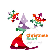 Christmas and New Year sale banner