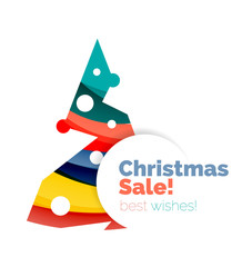 Christmas and New Year sale banner