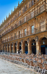 Salamanca Plaza Mayor in Spain