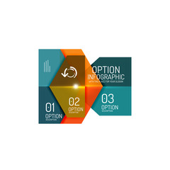 Infographic banner layouts