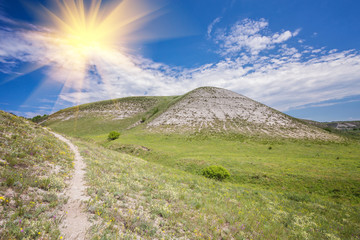 Fototapeta premium The top of the rock