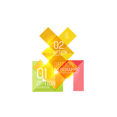 Abstract background, geometric infographic option templates