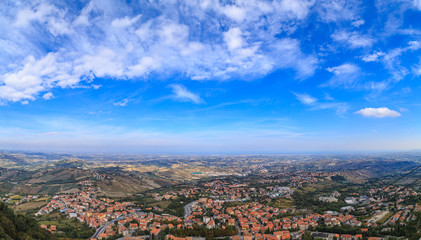 Fototapeta premium One of the most popular tourist destinations in Italy, the state of San Marino