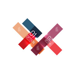 Vector business infographics, option select