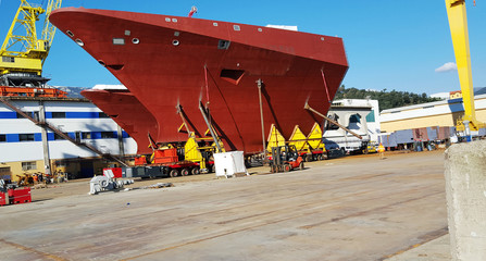 ship bow vertical section