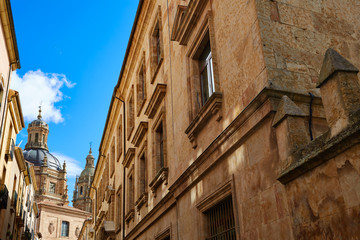 Salamanca university and Clerecia church Spain