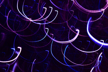 Background of semi-oval light lines.