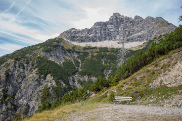Blick auf den Hochvogel, Österreich