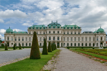 Fototapeta na wymiar Upper Belvedere palace. Vienna