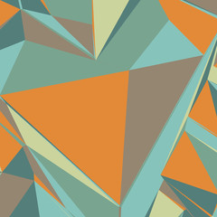 Abstract background with colorful triangles for magazines, bookl