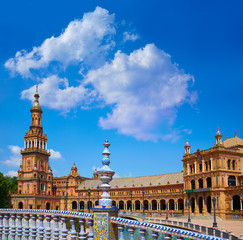 Seville Sevilla Plaza Espana Andalusia Spain