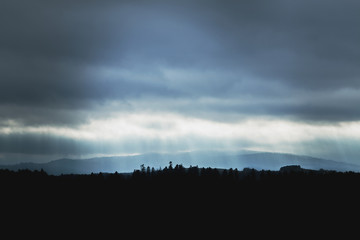 Obraz premium Niebo nad Soliną