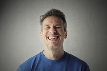 Obraz premium Laughing man