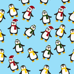 cute Christmas penguin