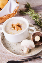 soup cream with chiken