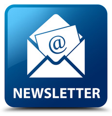 Newsletter blue square button