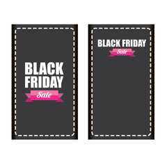 vector Black Friday sale poster or banner