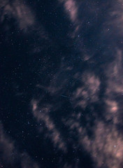 the stars among the clouds