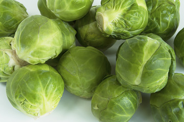 Close up brussel sprouts