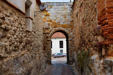 Fototapeta premium Zamora door of Dona Urraca in Spain
