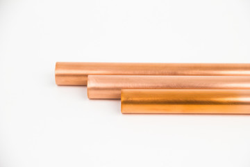 The copper pipes
