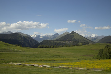 Mountain landscape panorama