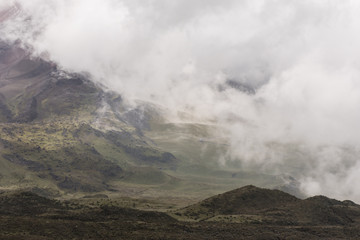 Volcano Cotopaxi National Park in Ecuador South America