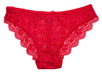 Beautiful female panties red