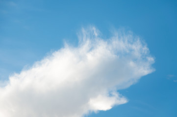 Blue sky with cloud with background daylight, natural sky composition, element of design ,Cloudy blue sky abstract background