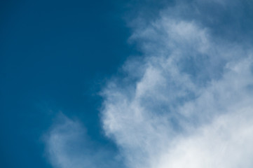 Blue sky with cloud with background daylight, natural sky composition, element of design ,Cloudy blue sky abstract background