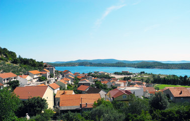 Obraz premium Cityscape outskirts of Sibenik.