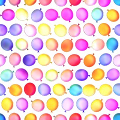 Seamless texture of abstract bright shiny colorful balloons,